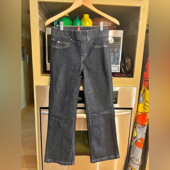 Spanx Kick Flare Jeans Raw Indigo Sz. SP Like New 
MSRP:$148 - Picture 1 of 5